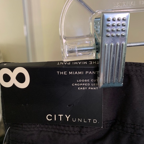 NWT Black Cargo Capris - Picture 4 of 6